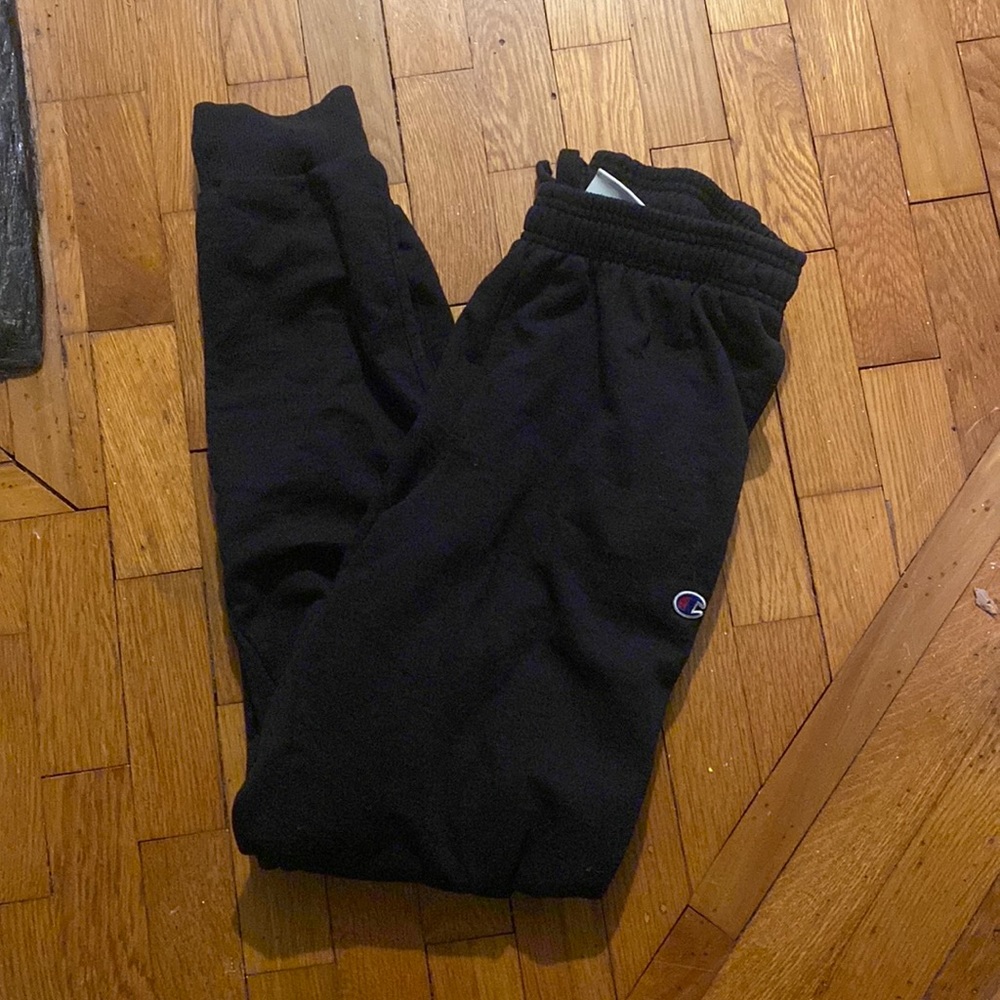 Black champion joggers